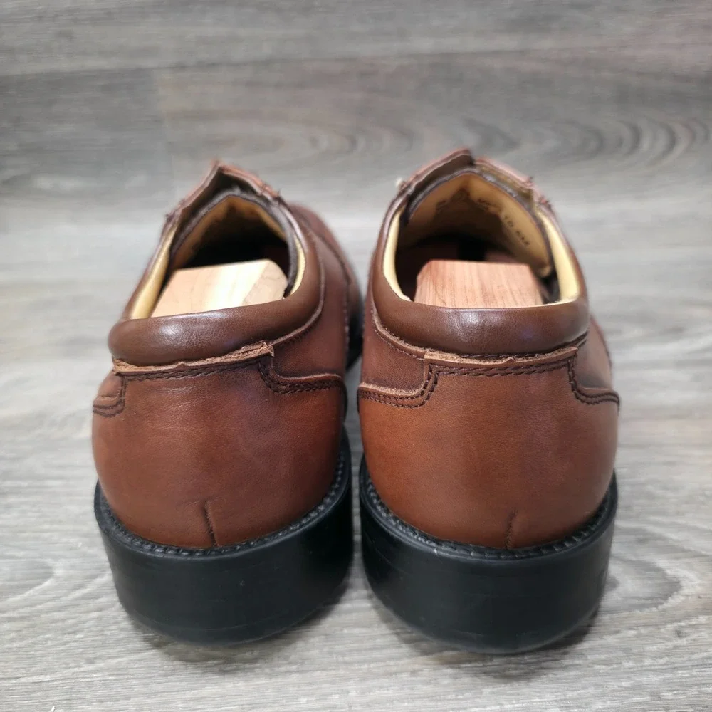 Ralph Lauren Chaps Dress Shoes Mens‎ 10.5M Brown Oxford Leather Old Money Preppy